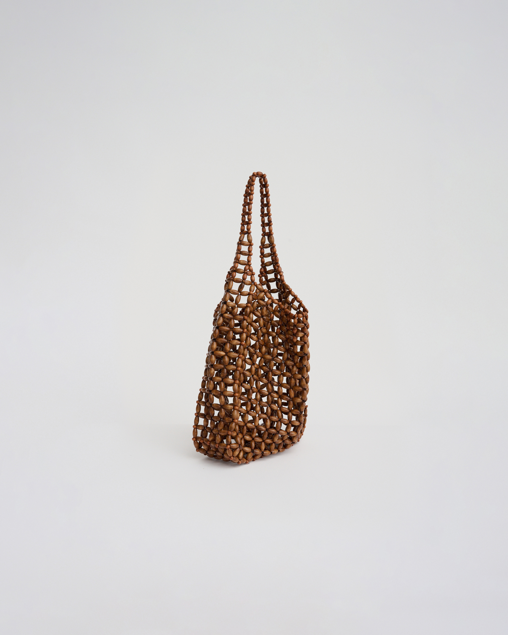 Jean Beaded Shoulder · Caramel