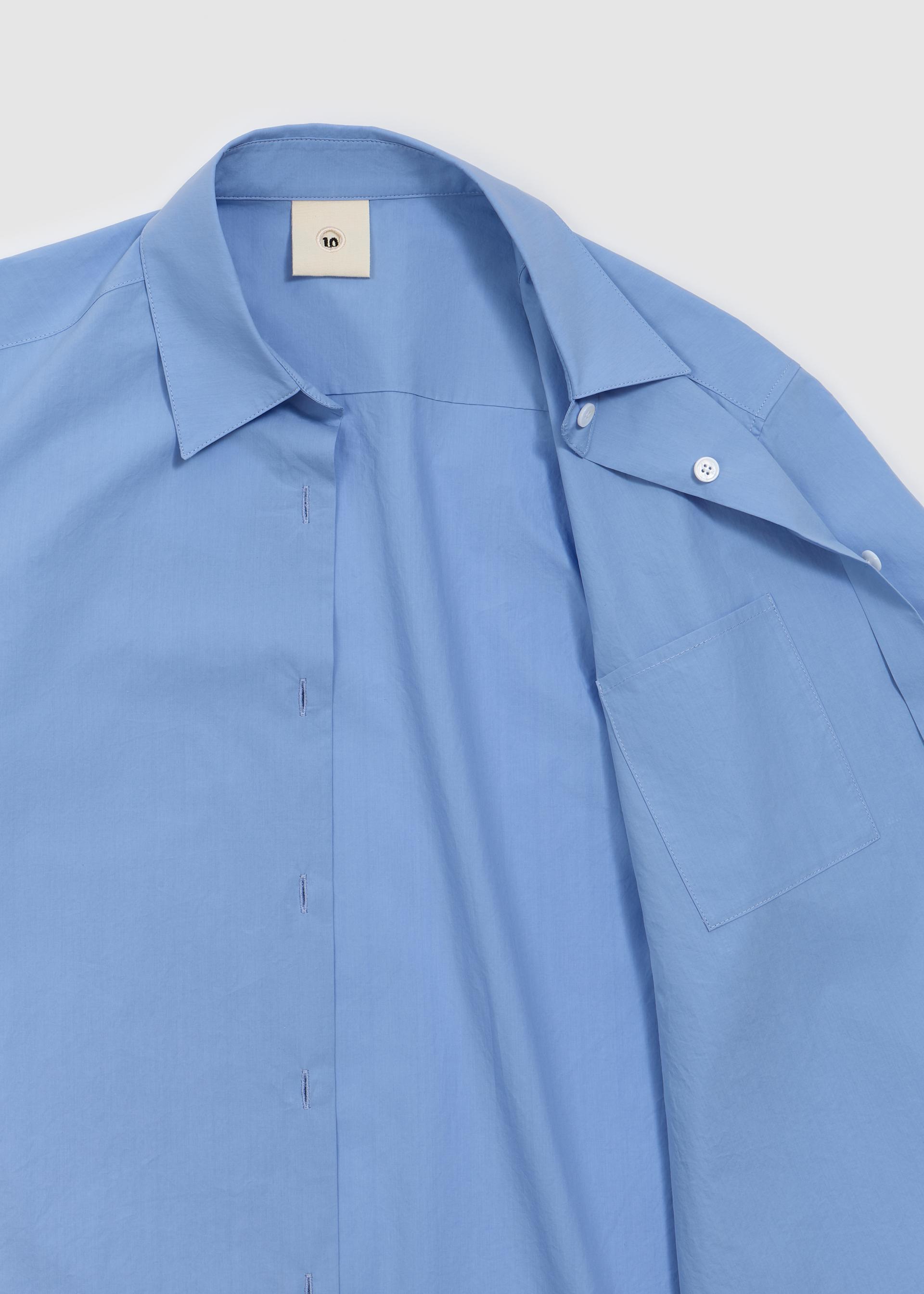 Crisp Cotton Shirts · Cornflower Blue