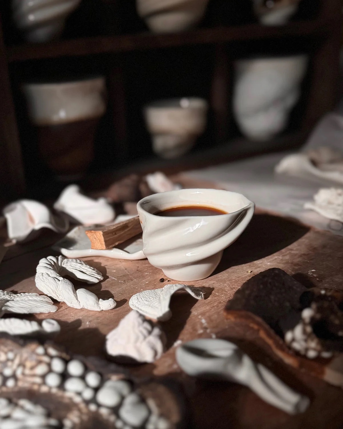 Svane espresso · White