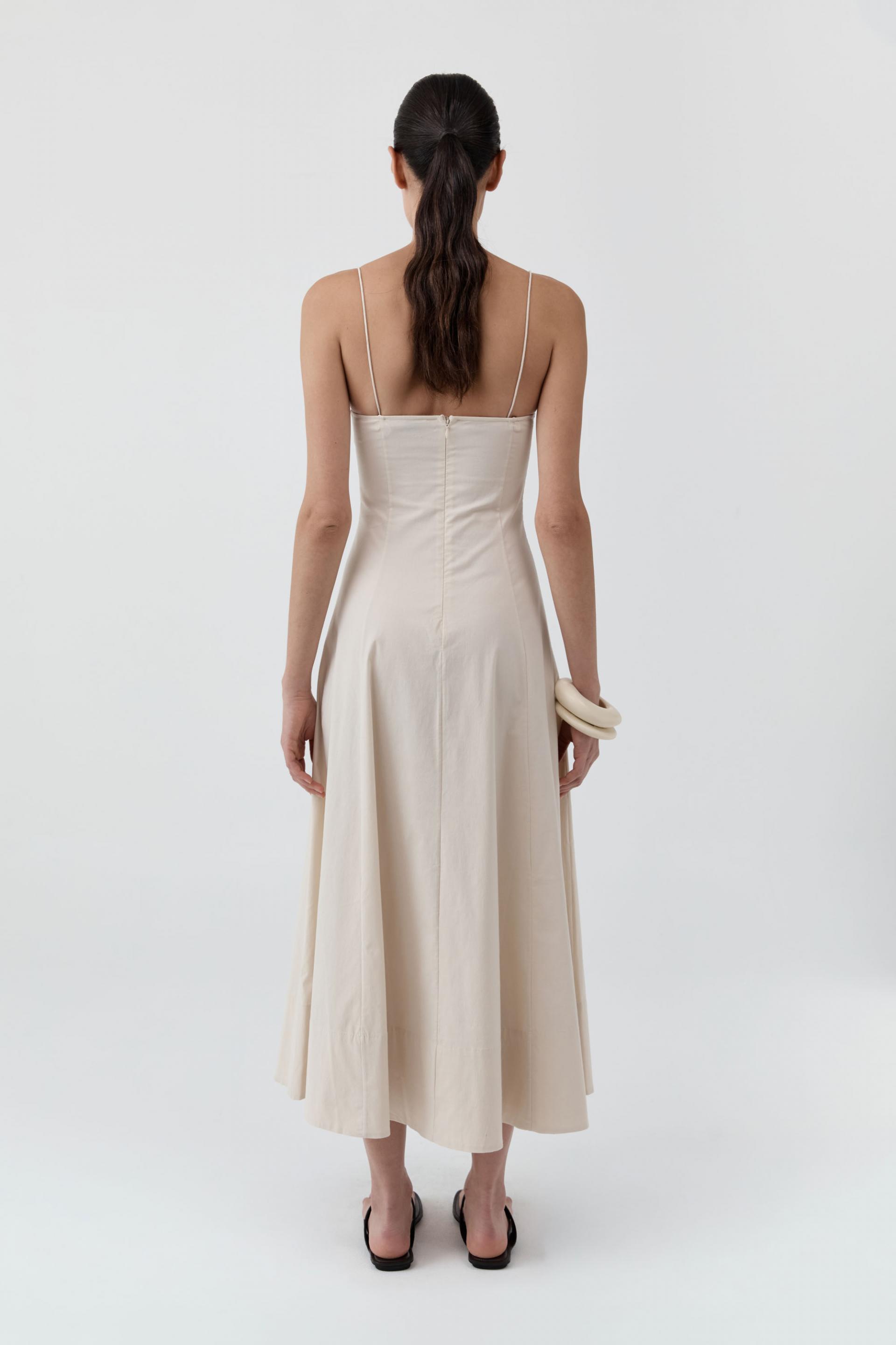 Cami Dress · Porcelain