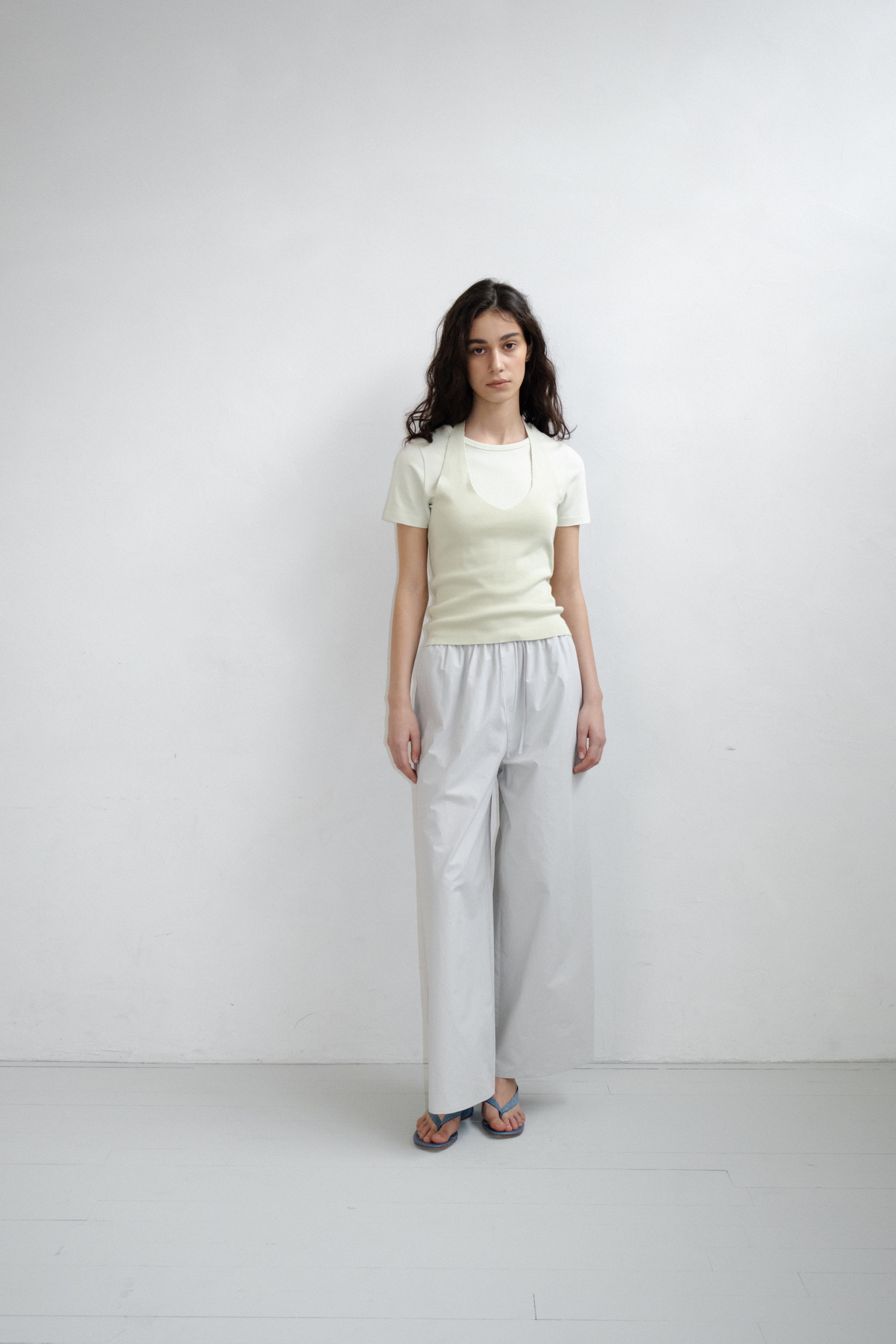 Lightly Cotton Pants · Grey