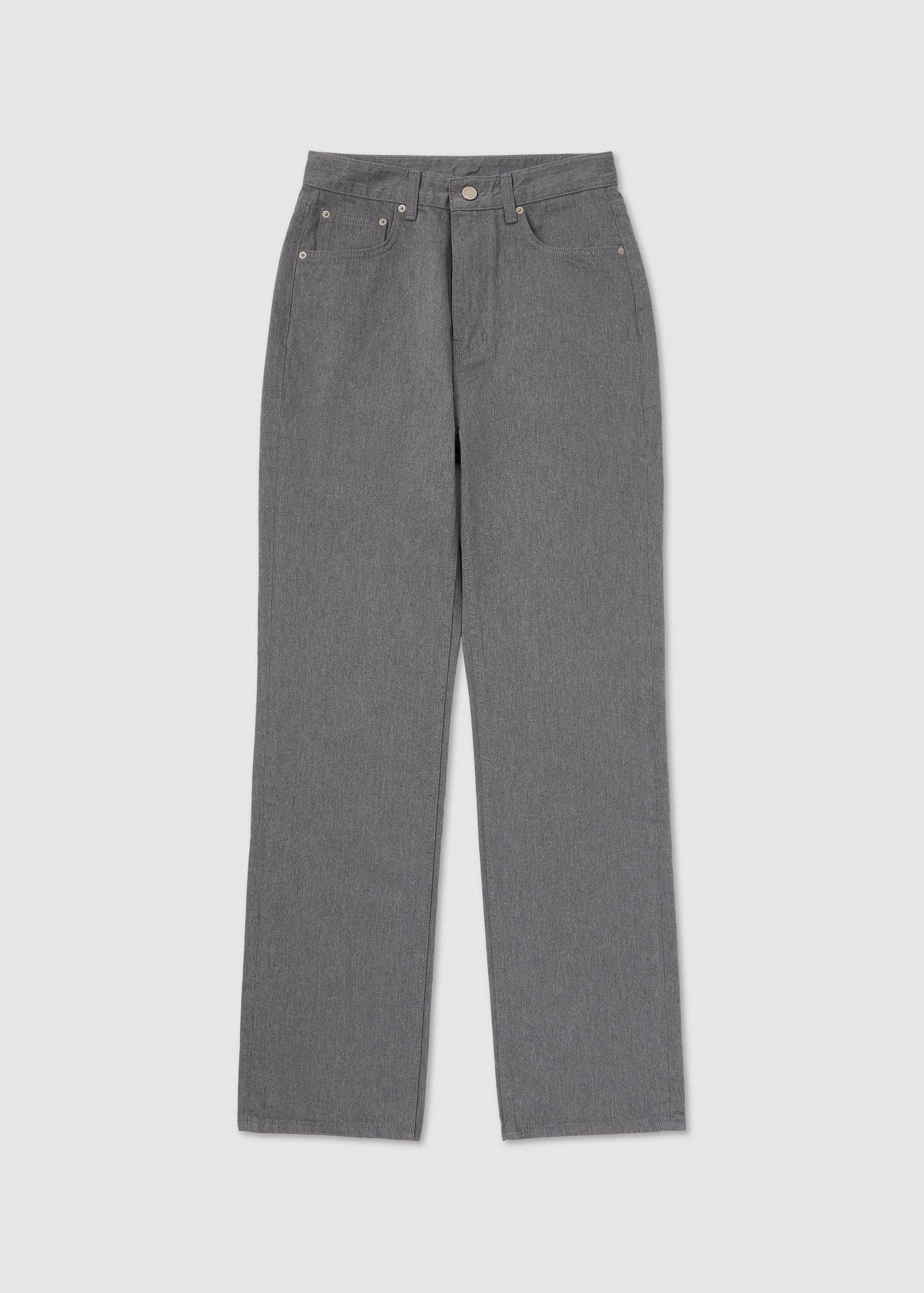 Grey High Waist Jean