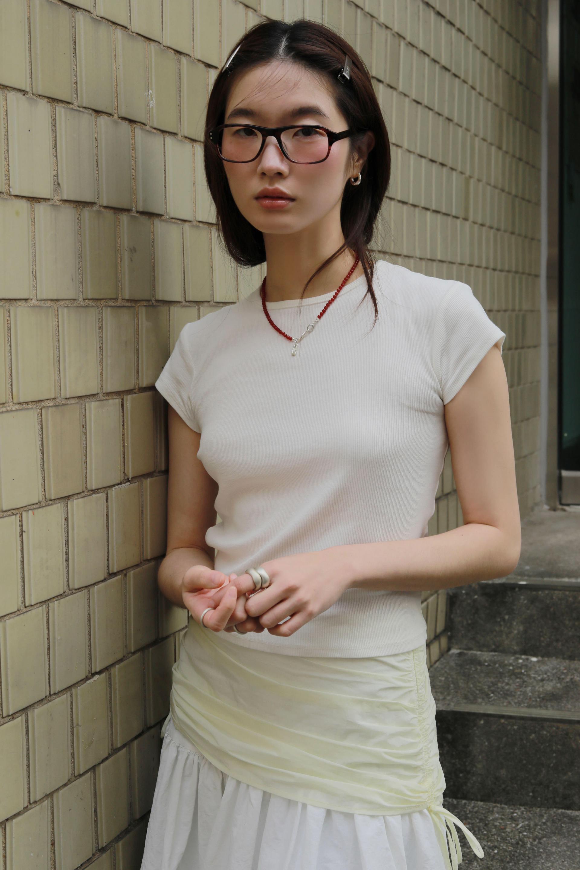 Burgundy necklace