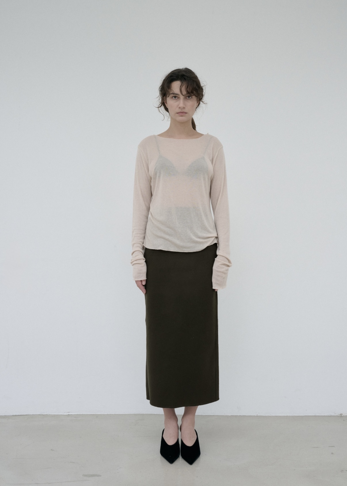 Tencel Long Sleeve · Nude