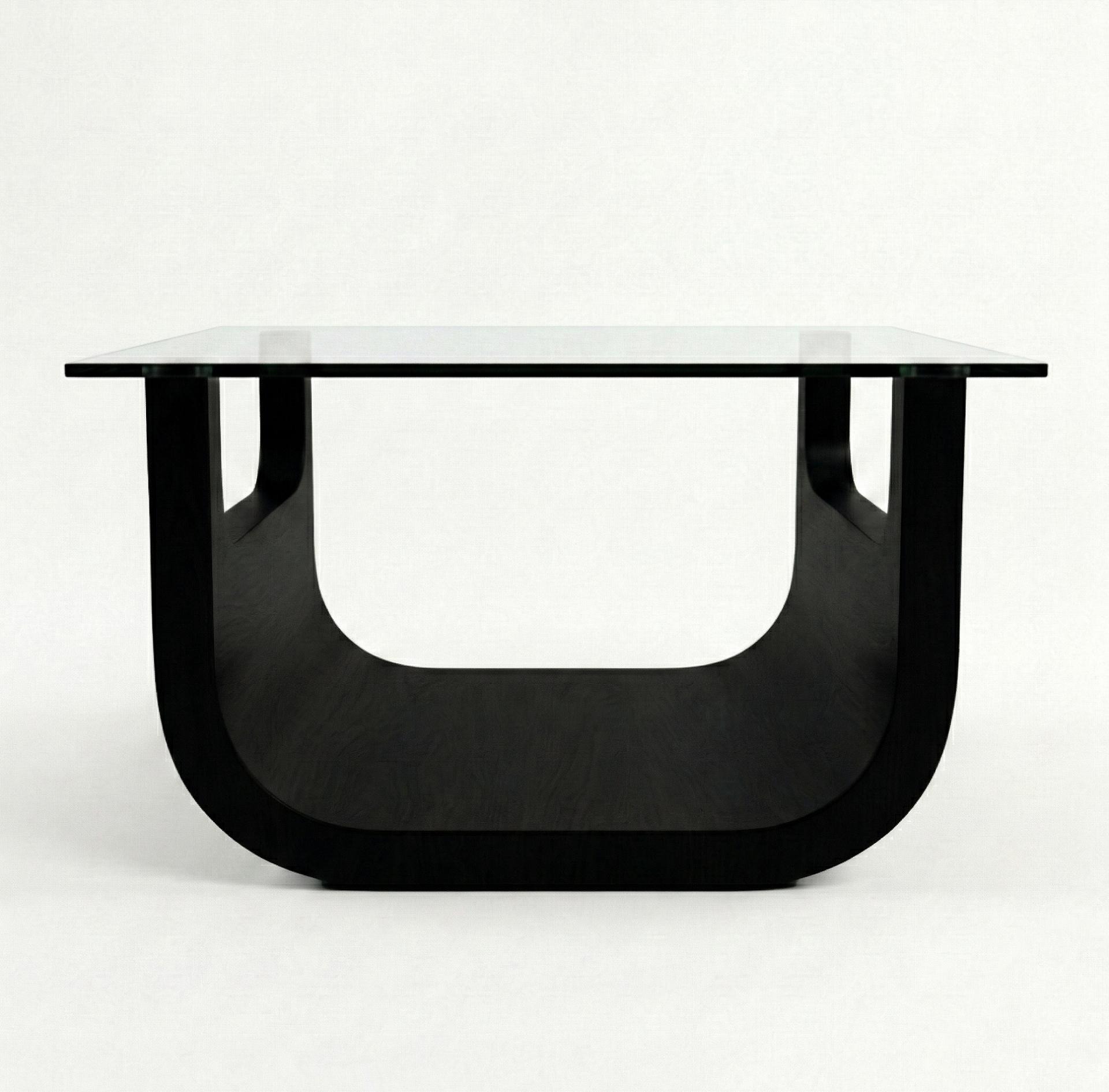 U-Sofa Table · Black