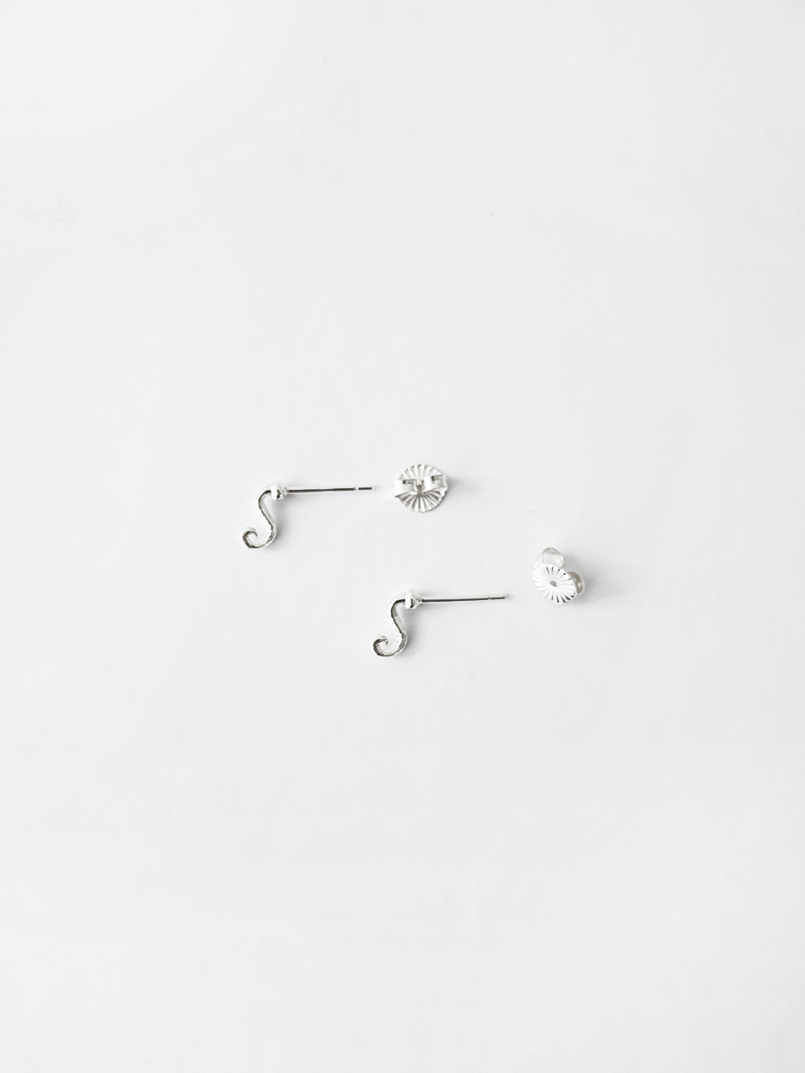 S whisper earrings