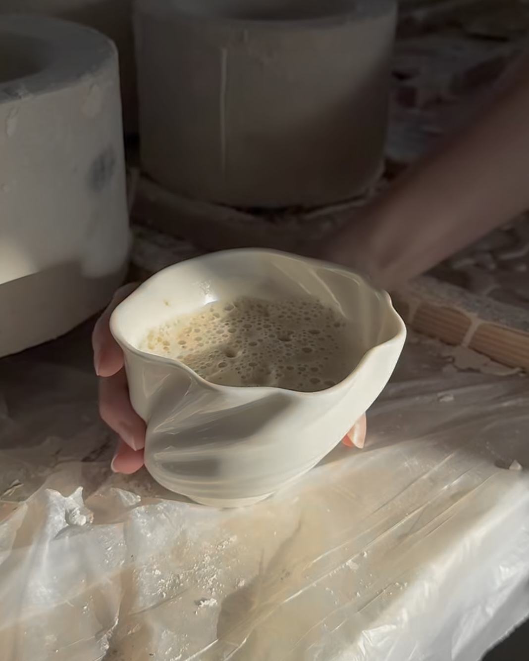 Svane cup · White
