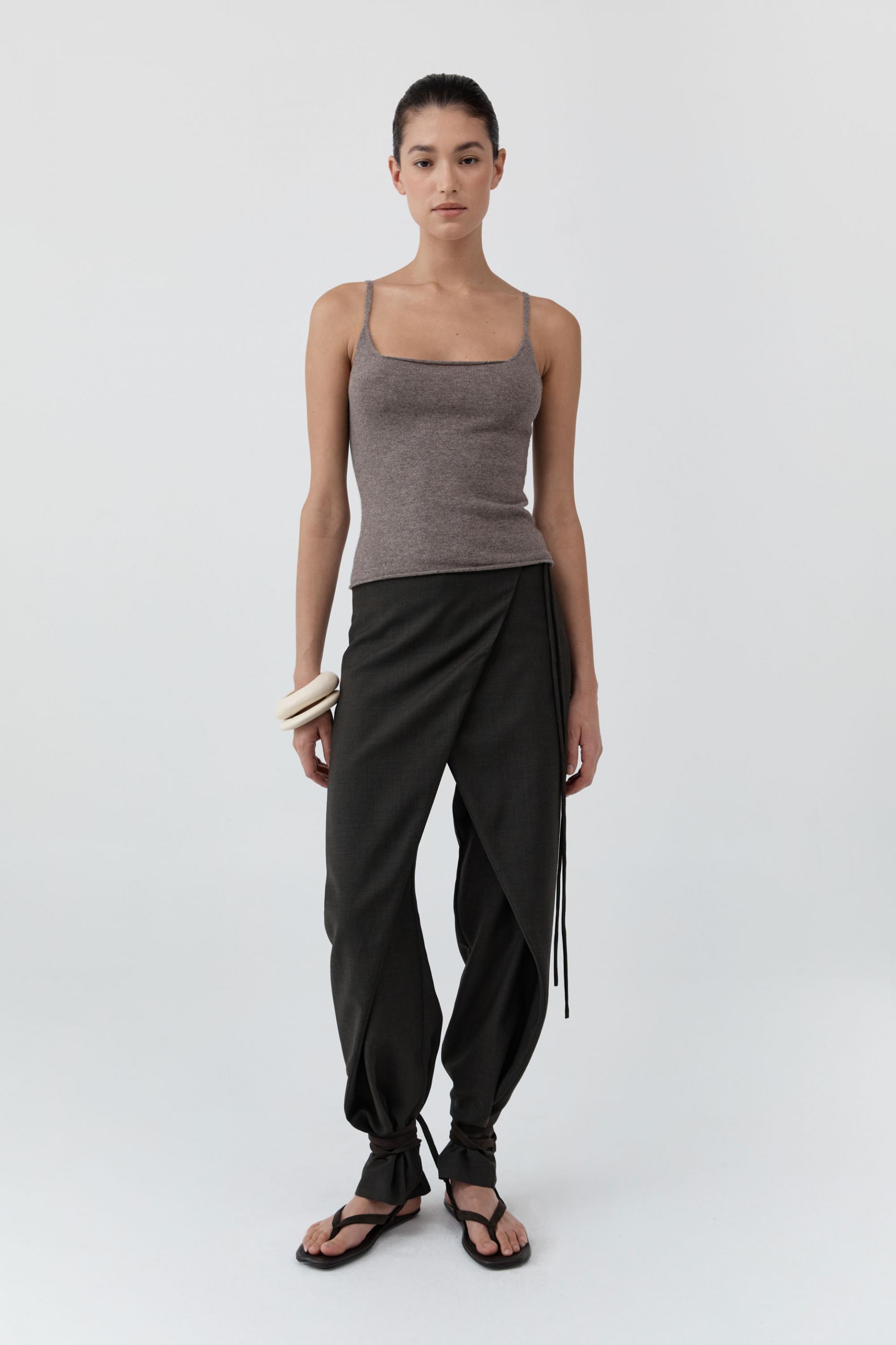 Merino Wool Slim Tank · Vapor