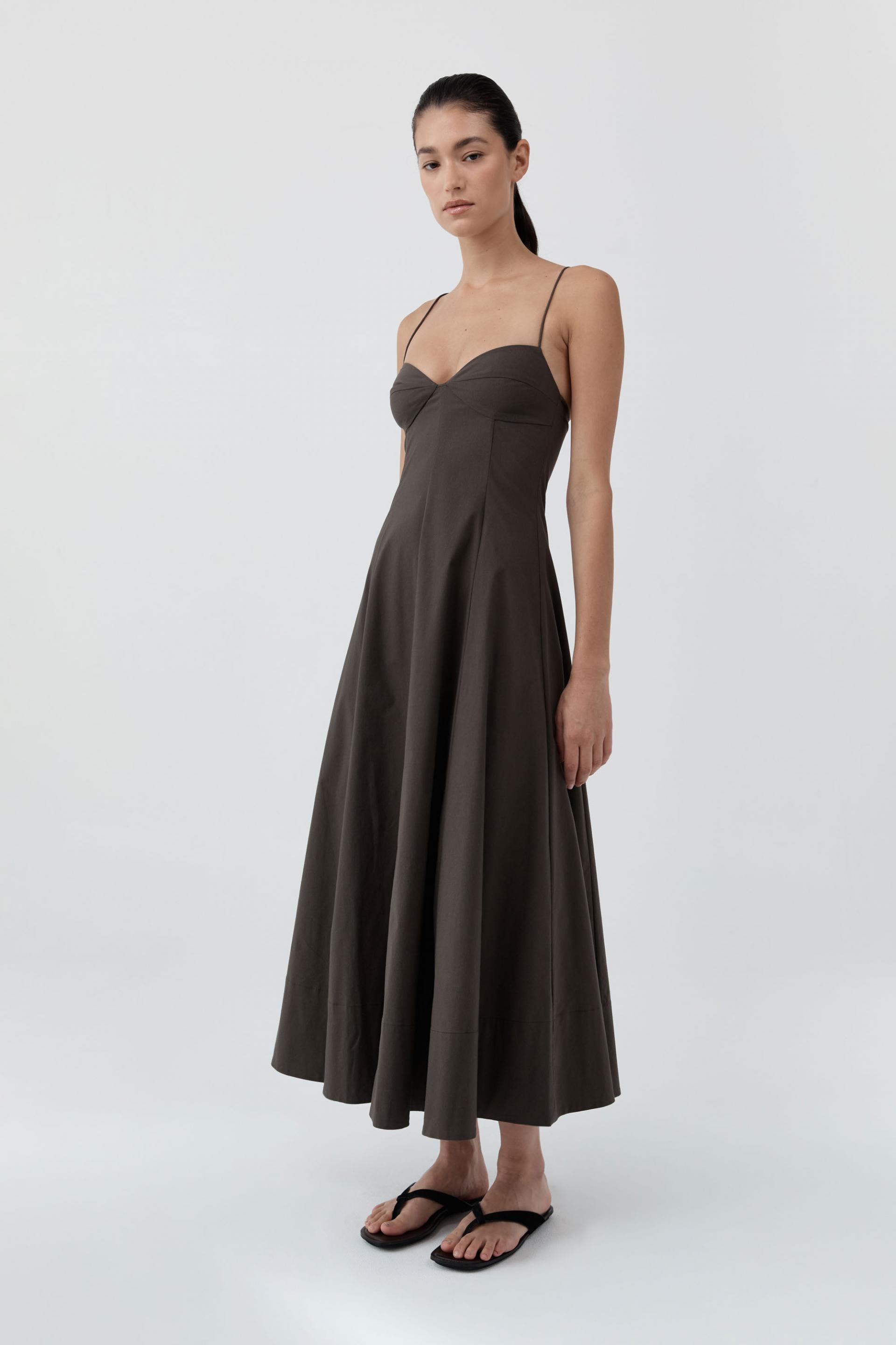 Cami Dress · Wood