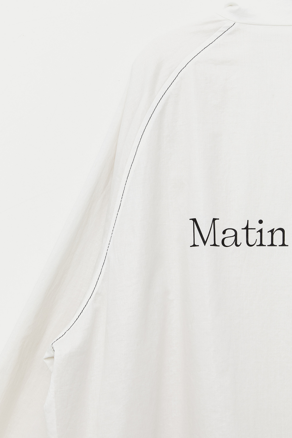 MATIN KIM] MATIN KIM LOGO COATING JUMPER (2 Color) : チンチャ韓国代行