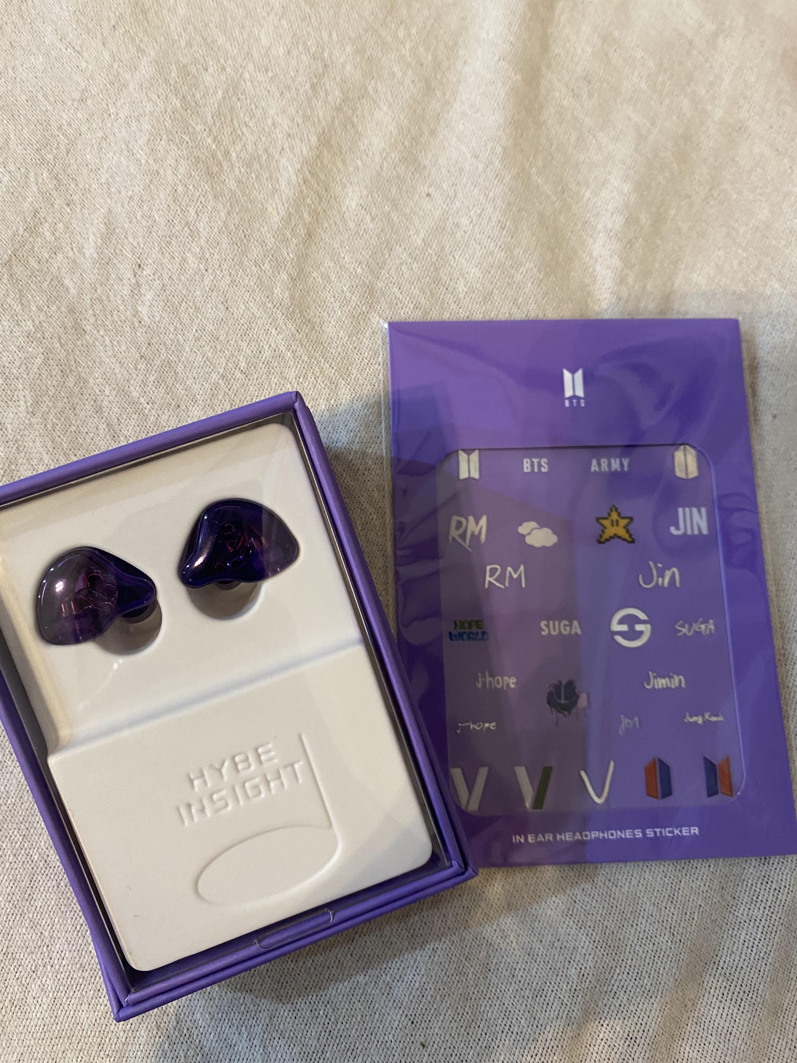 HYBE INSIGHT] In-Ear Headphones (Purple Edition) : チンチャ韓国代行