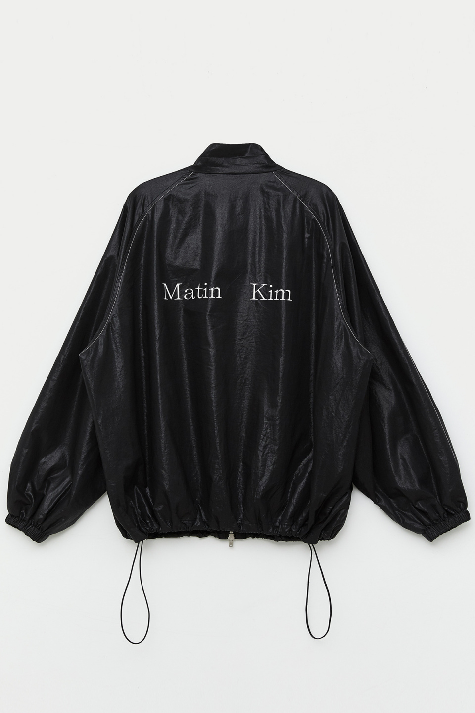 MATIN KIM] MATIN KIM LOGO COATING JUMPER (2 Color) : チンチャ韓国代行