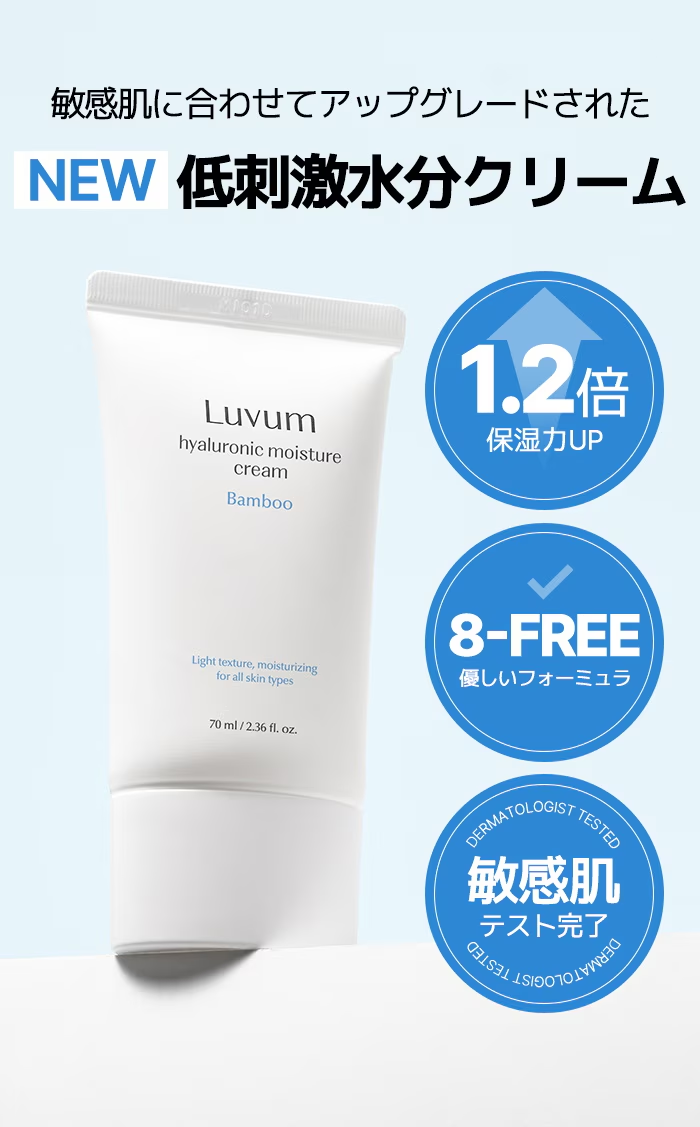 べたつきなし水分クリーム】バンブーヒアルロン酸水分クリーム 70ml【低分子ヒアルロン酸・うるおいチャージ】