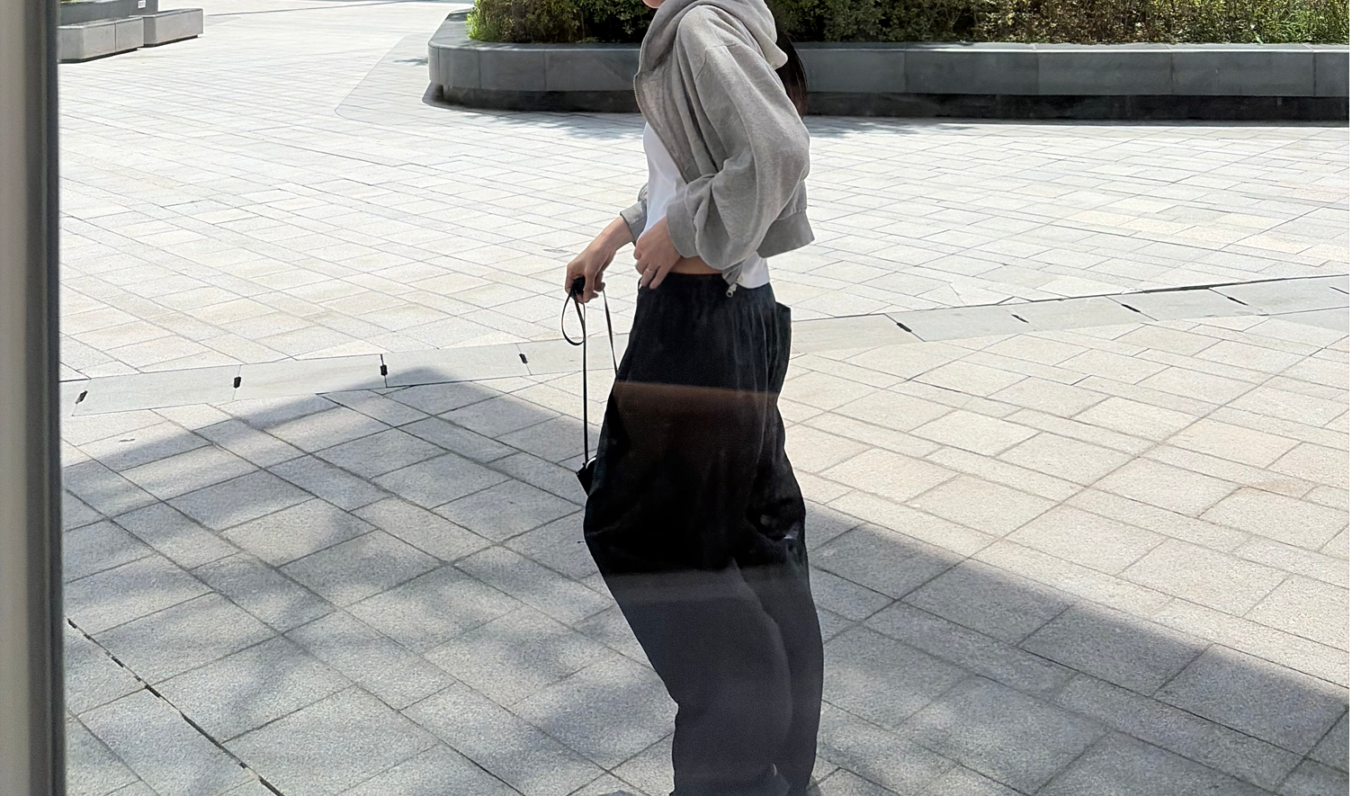 Satin flow pants