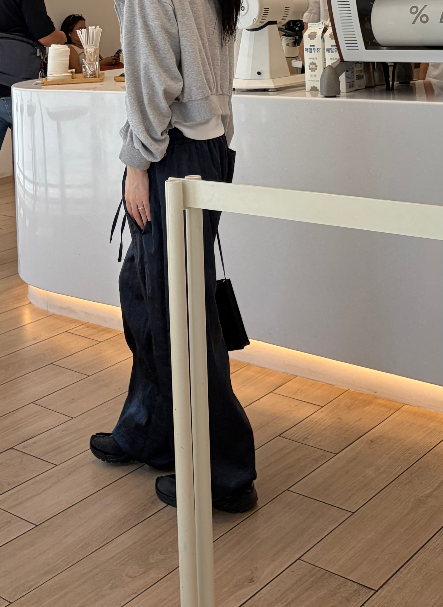Satin flow pants