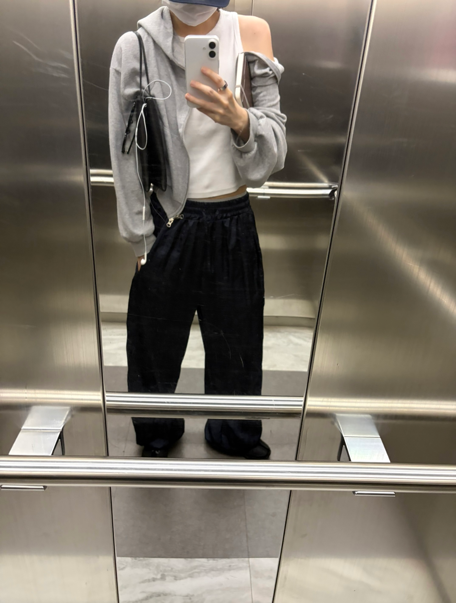 Satin flow pants