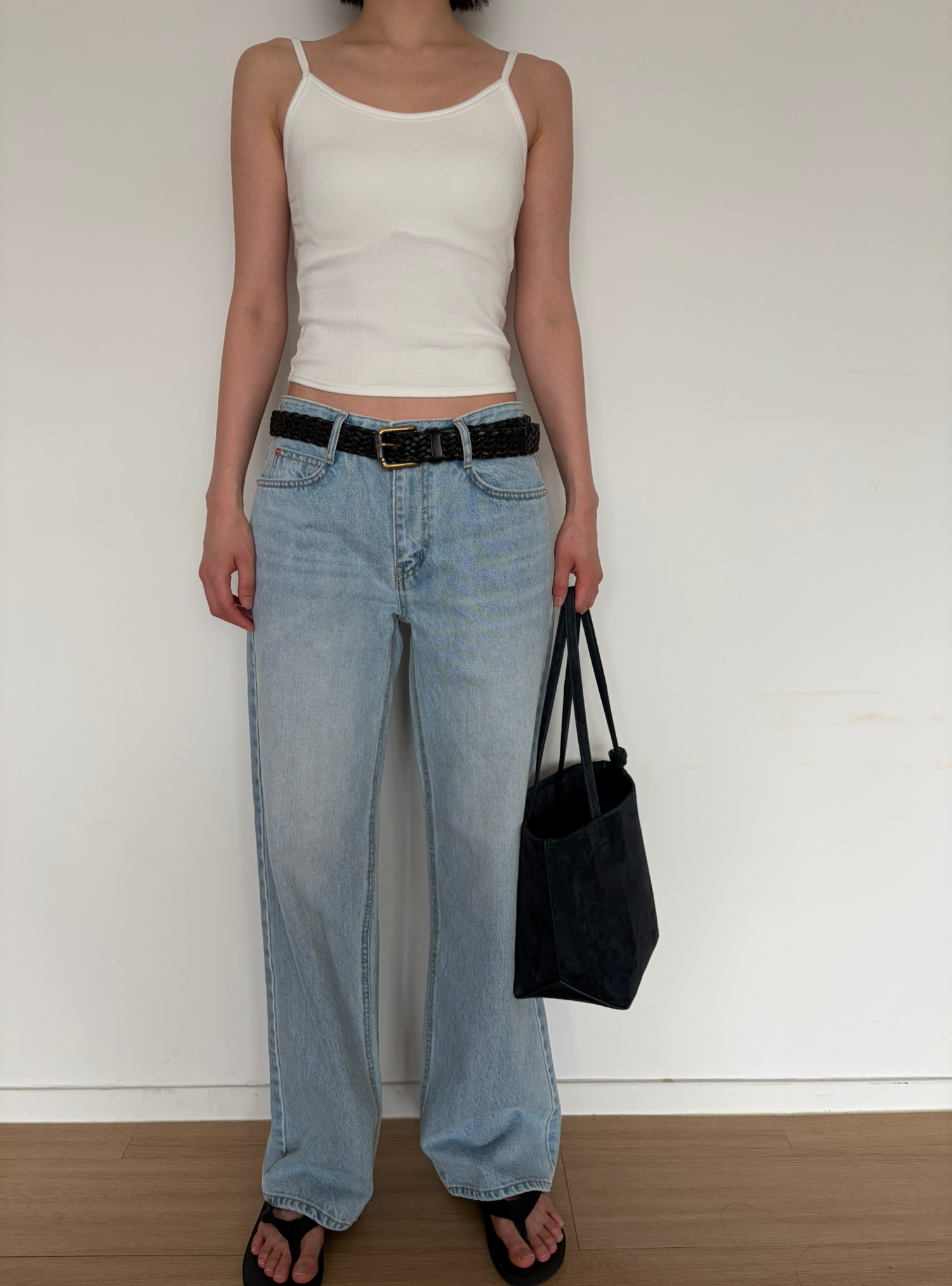 More straight denim