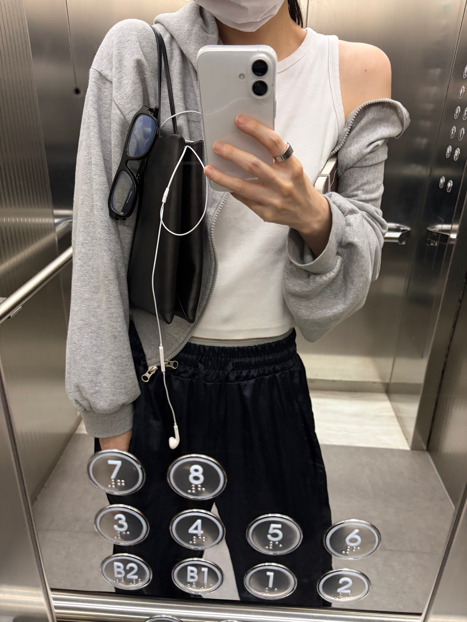 Satin flow pants