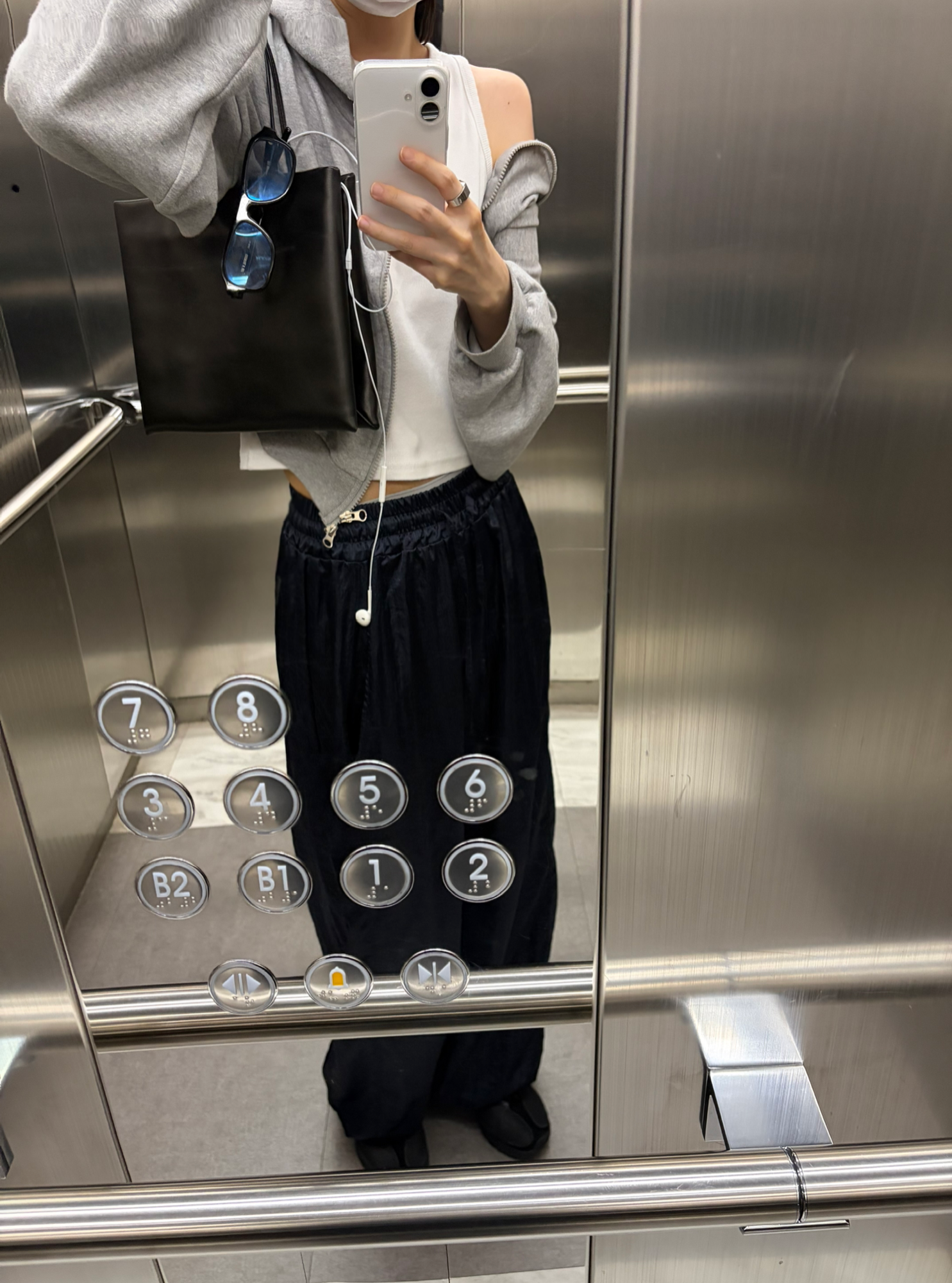 Satin flow pants