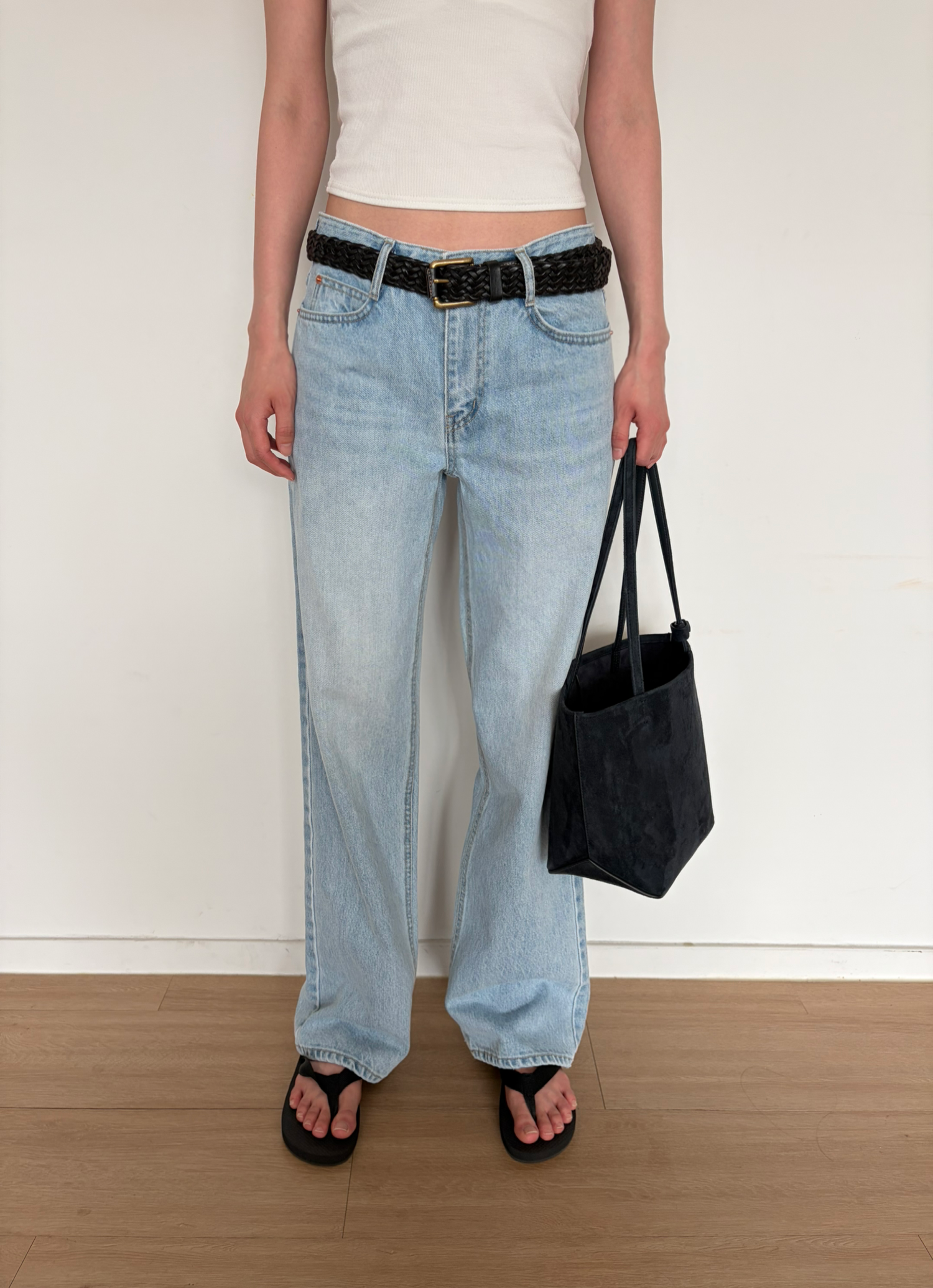 More straight denim