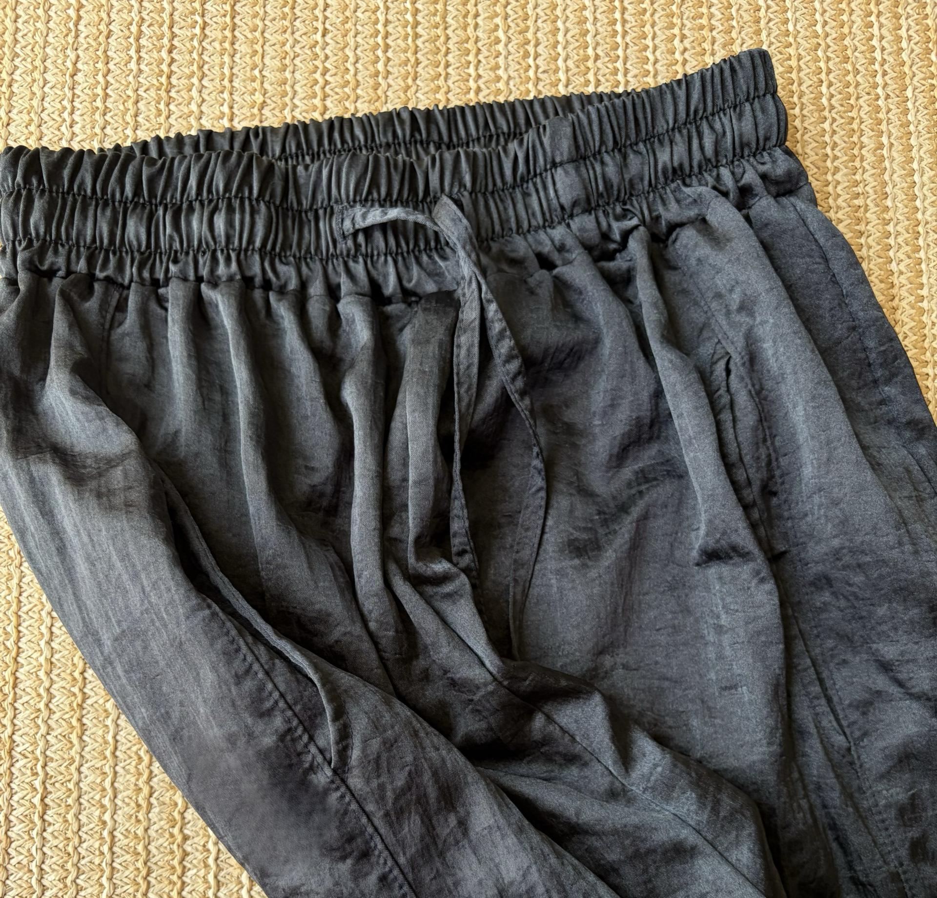 Satin flow pants