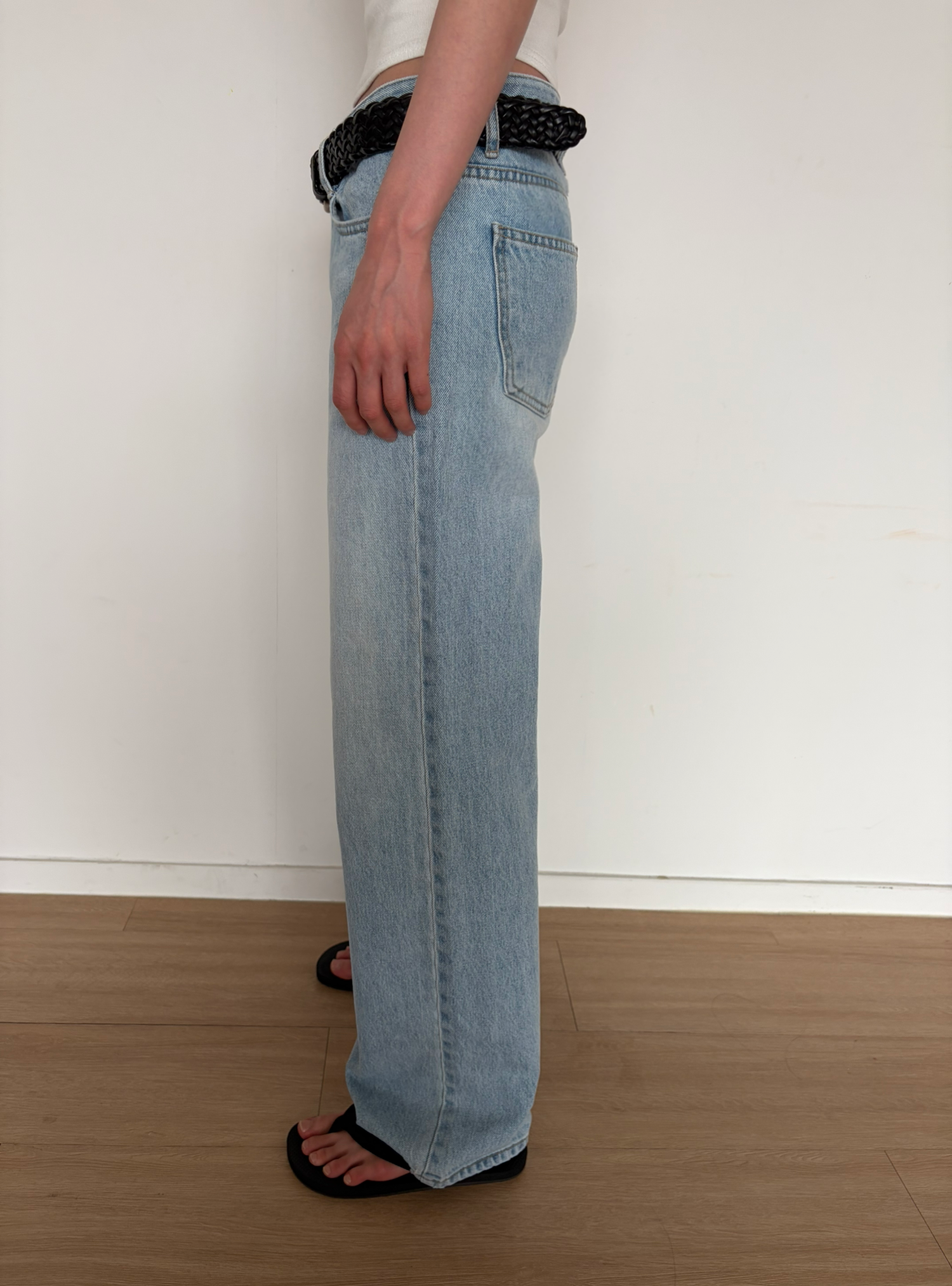 More straight denim