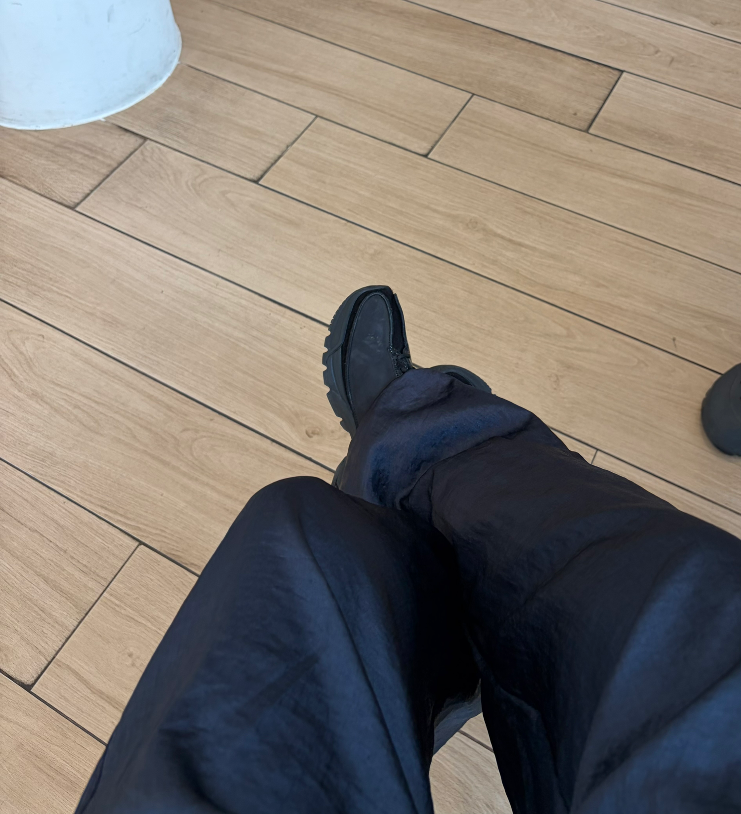 Satin flow pants