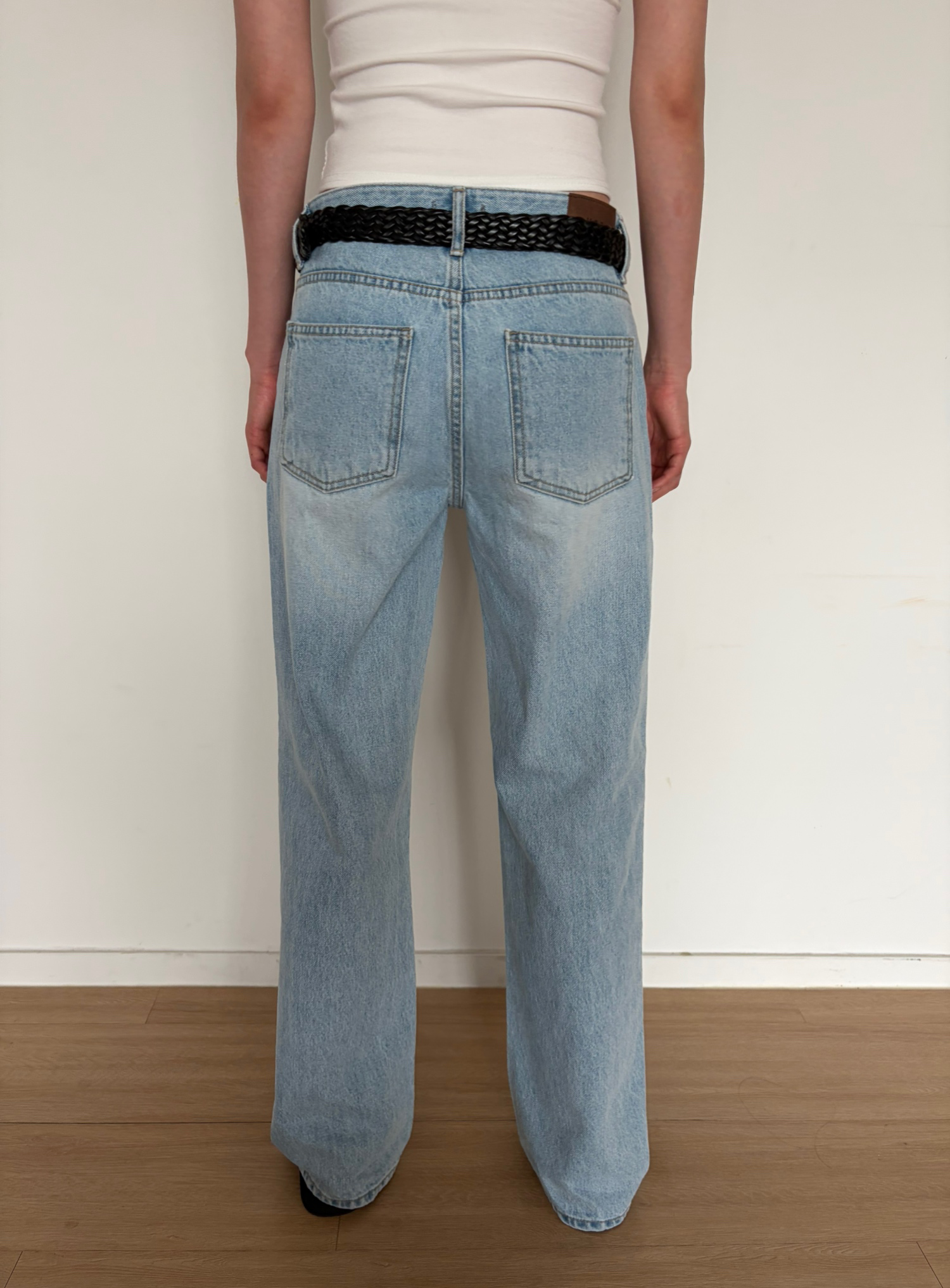 More straight denim