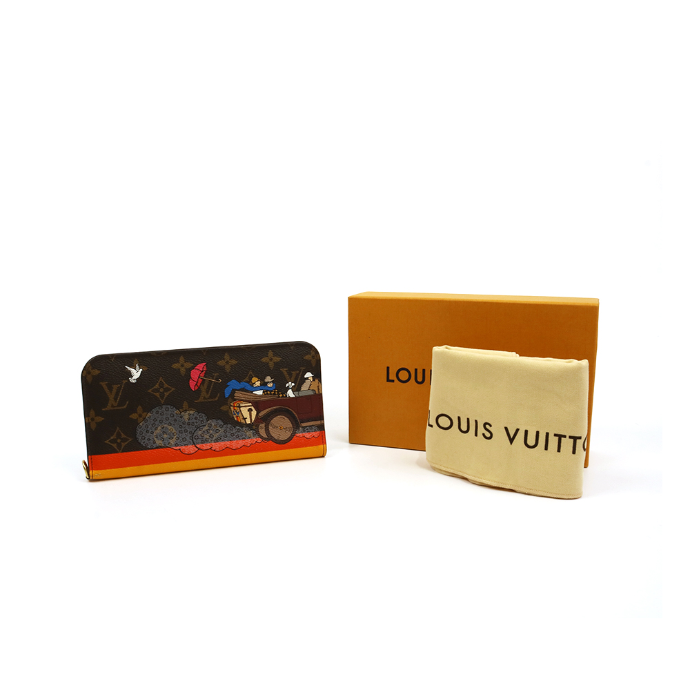 LOUIS VUITTON 루이비통 일러스트 지피 장지갑
