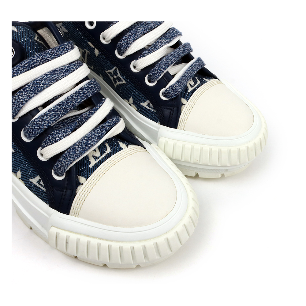 LOUIS VUITTON 루이비통 데님 스쿼드 스니커즈 35 1/2 (225mm) *A