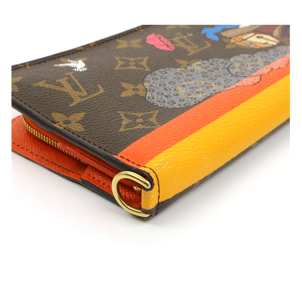 LOUIS VUITTON 루이비통 일러스트 지피 장지갑