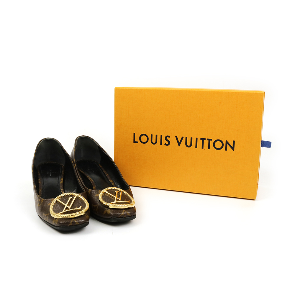 LOUIS VUITTON 루이비통 모노그램 여성구두 37(240mm)*AB