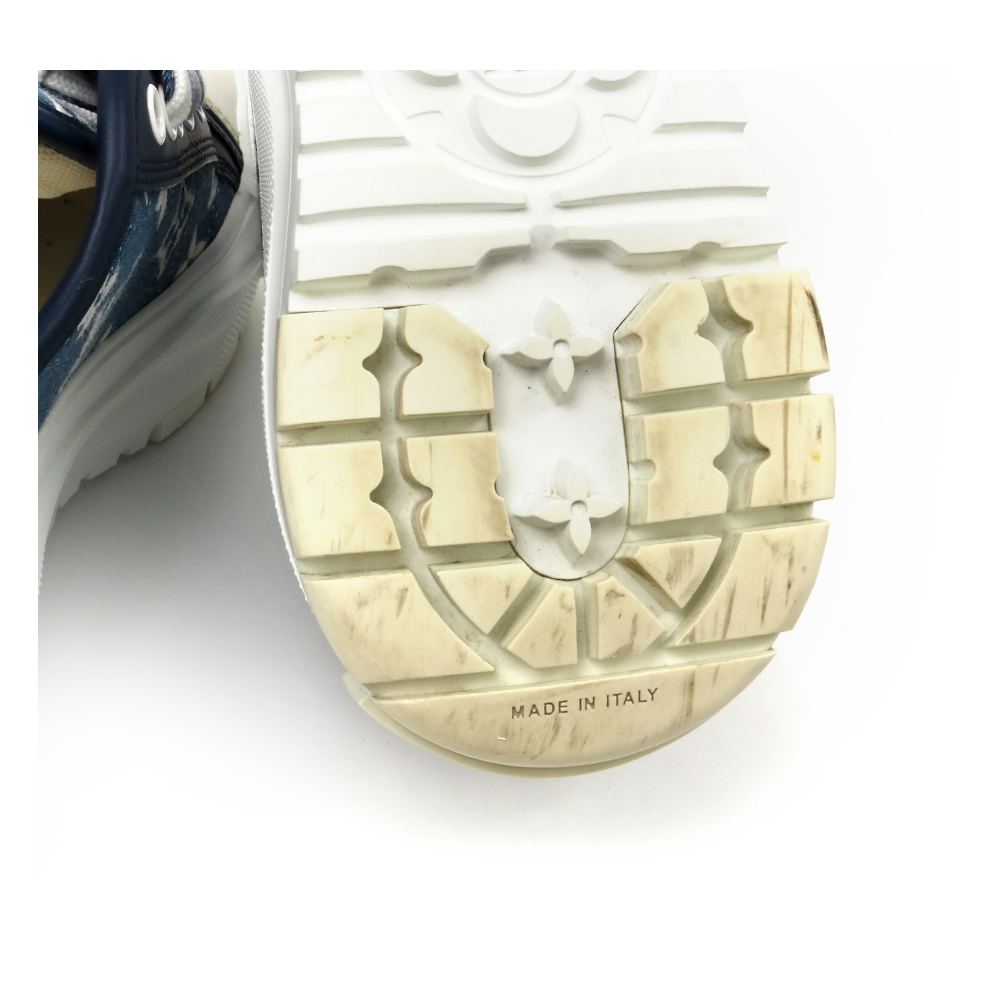 LOUIS VUITTON 루이비통 데님 스쿼드 스니커즈 35 1/2 (225mm) *A