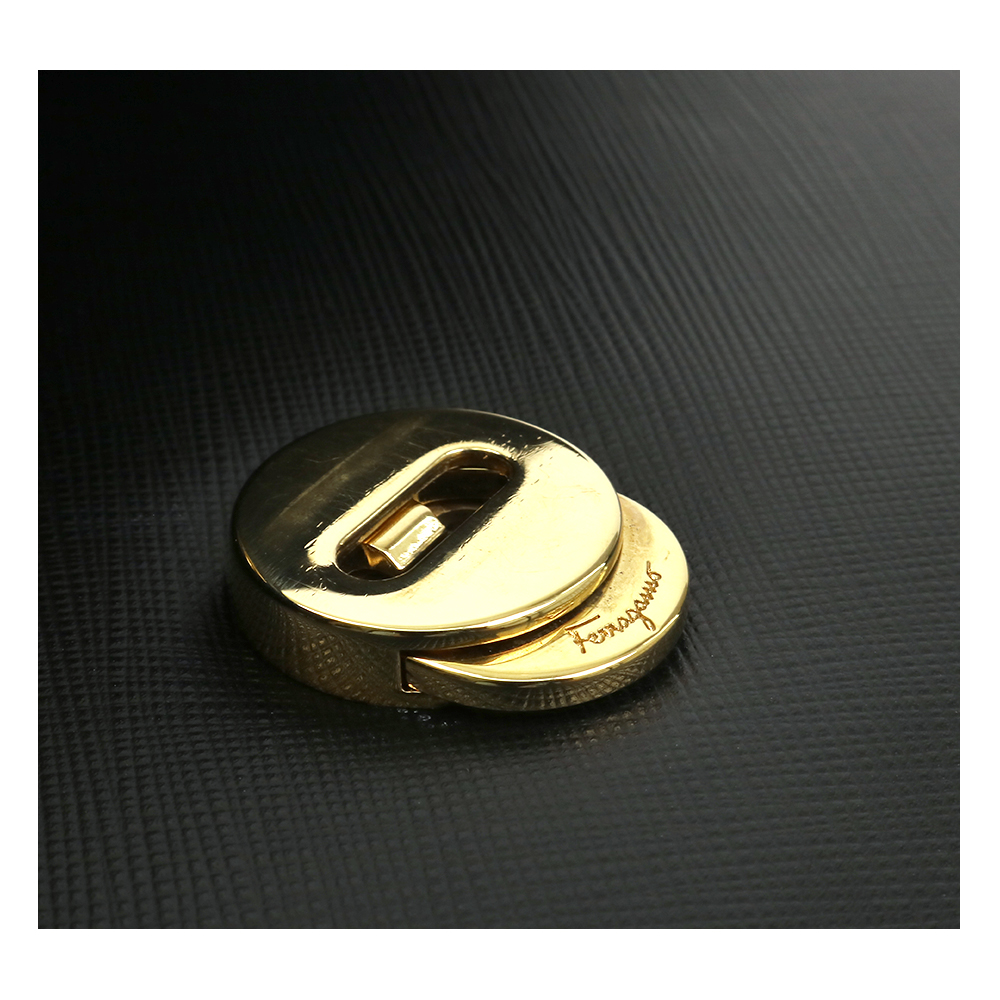 FERRAGAMO 페라가모 바라 지니 체인 숄더*AB