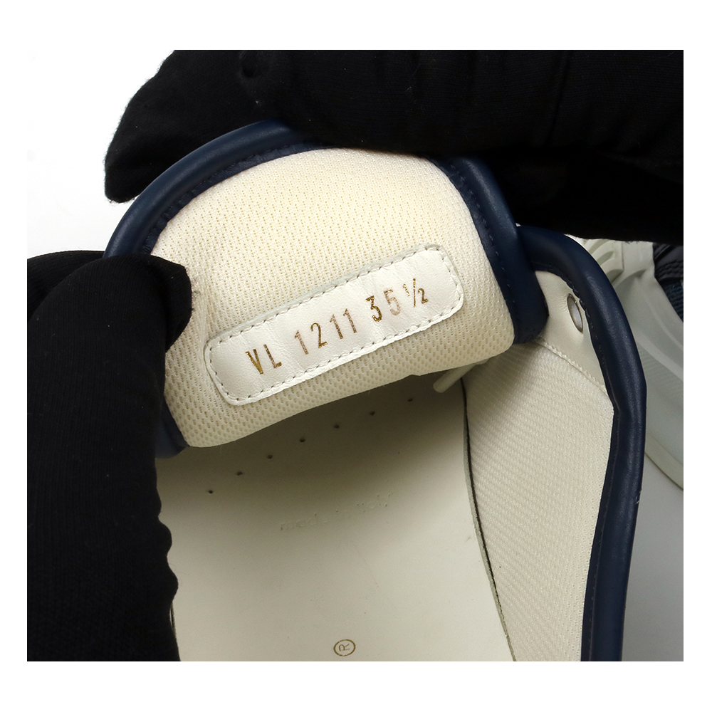 LOUIS VUITTON 루이비통 데님 스쿼드 스니커즈 35 1/2 (225mm) *A