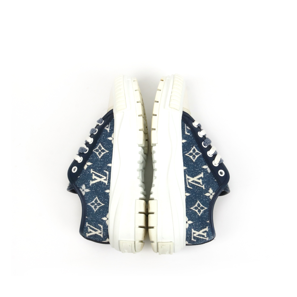 LOUIS VUITTON 루이비통 데님 스쿼드 스니커즈 35 1/2 (225mm) *A