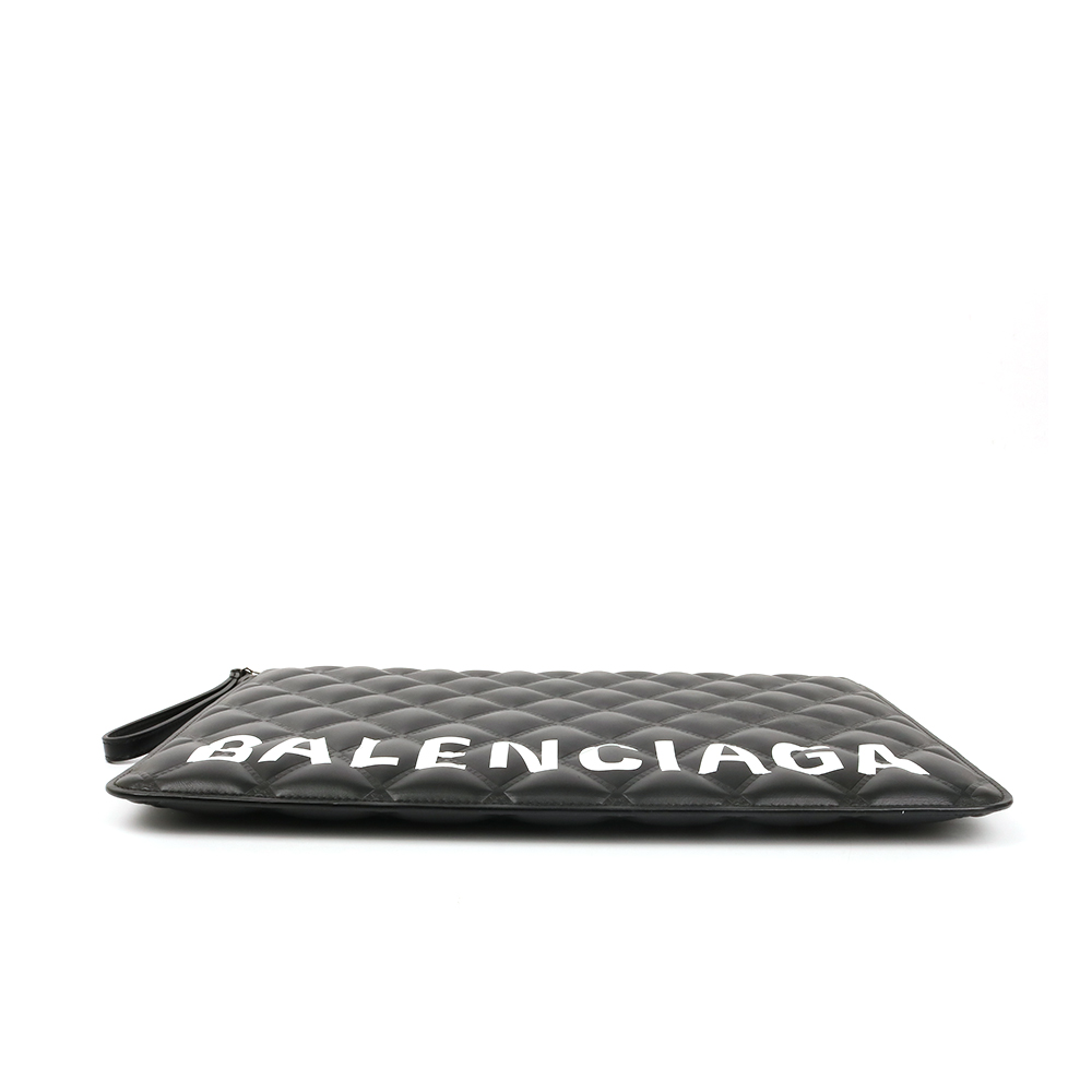 BALENCIAGA 발렌시아가 로고 퀼팅 클러치