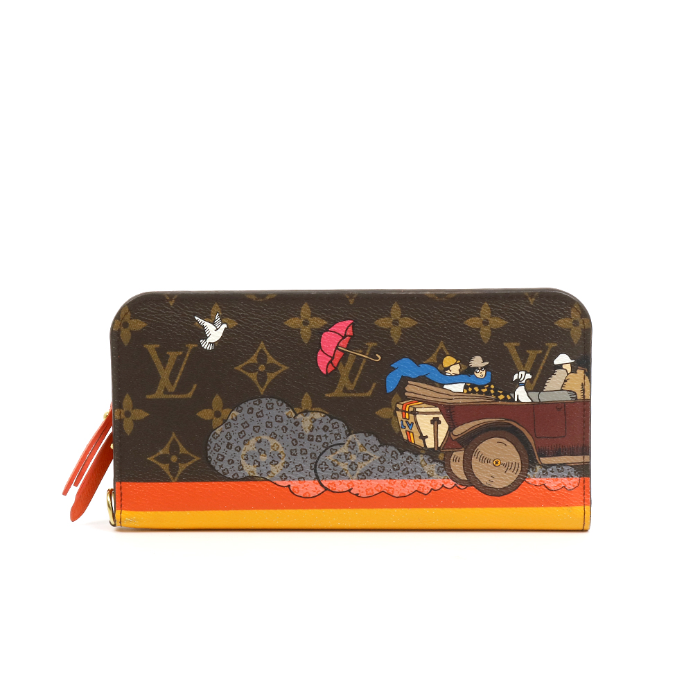 LOUIS VUITTON 루이비통 일러스트 지피 장지갑