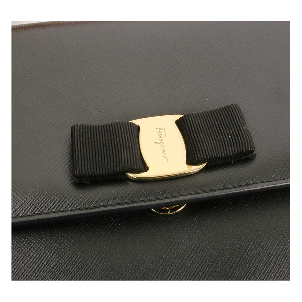 FERRAGAMO 페라가모 바라 지니 체인 숄더*AB