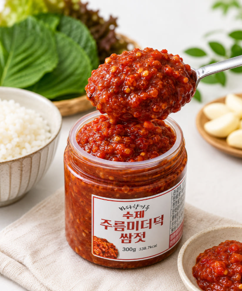 주름미더덕쌈젓 미더덕젓갈 300g