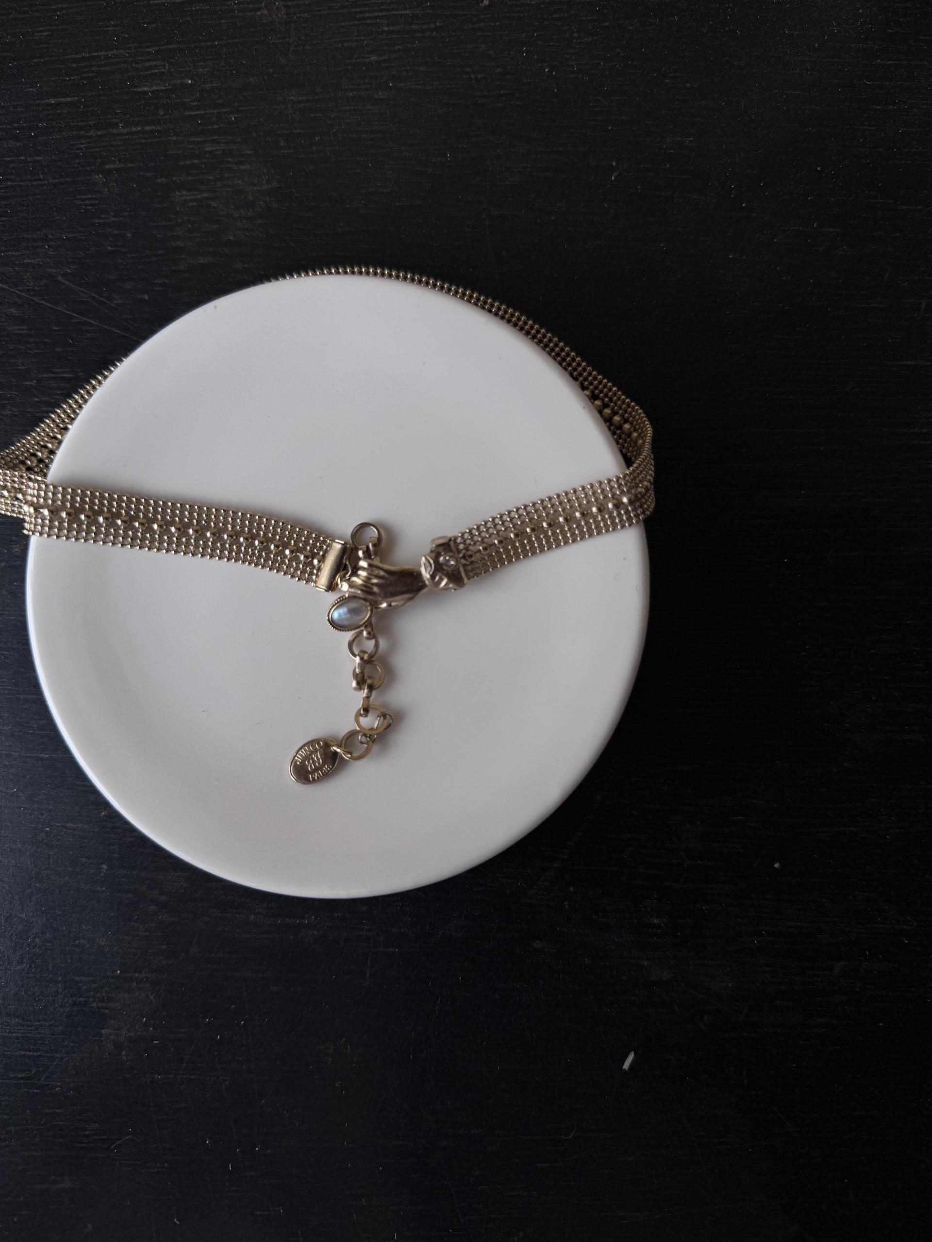<Juncoparis🇫🇷> hand motif pendent choker
