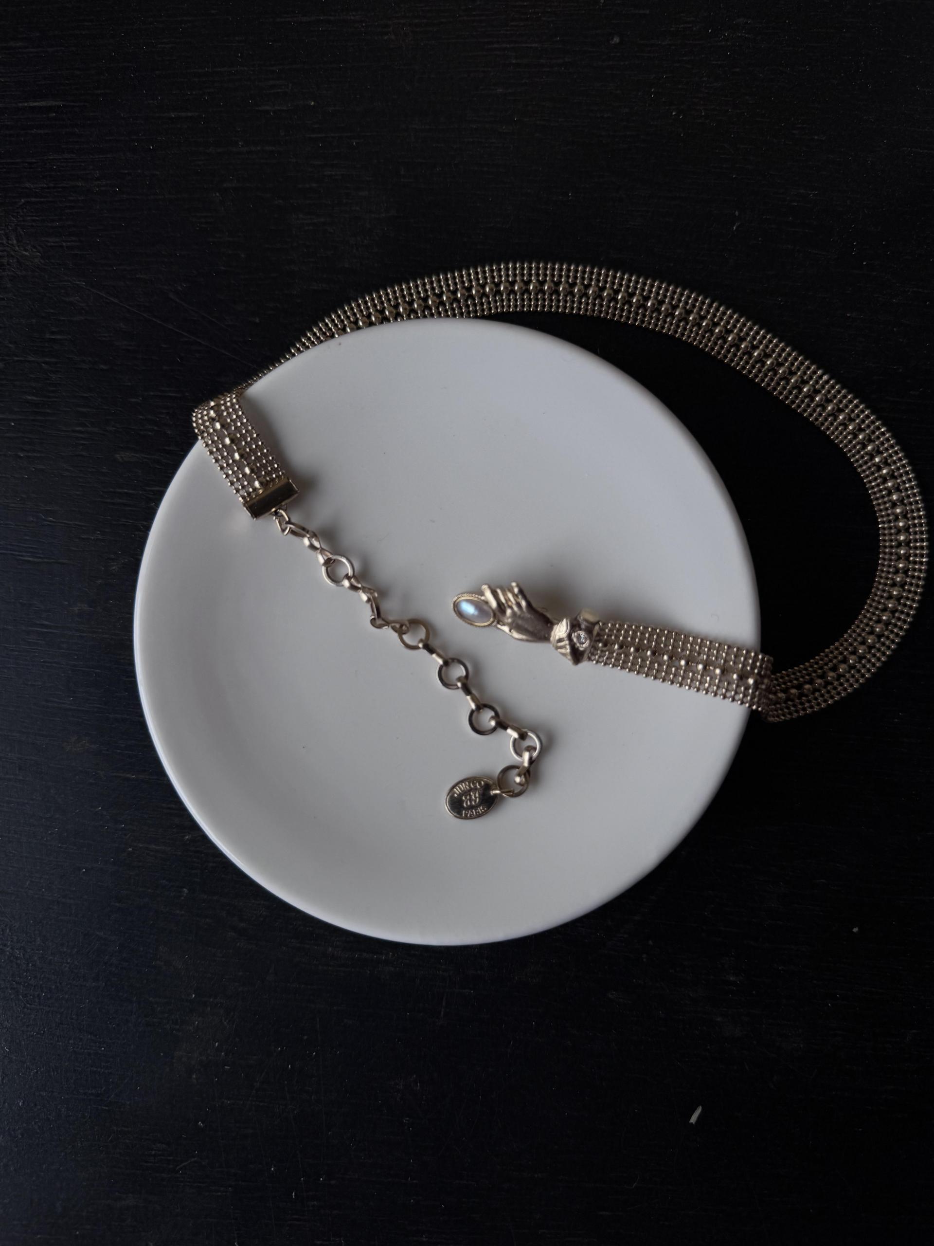 <Juncoparis🇫🇷> hand motif pendent choker