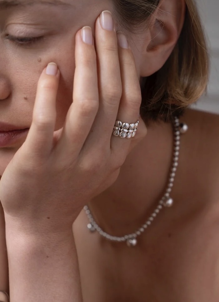 <Philippe Audibert 🇫🇷> “Madisson” silver plated bracelet