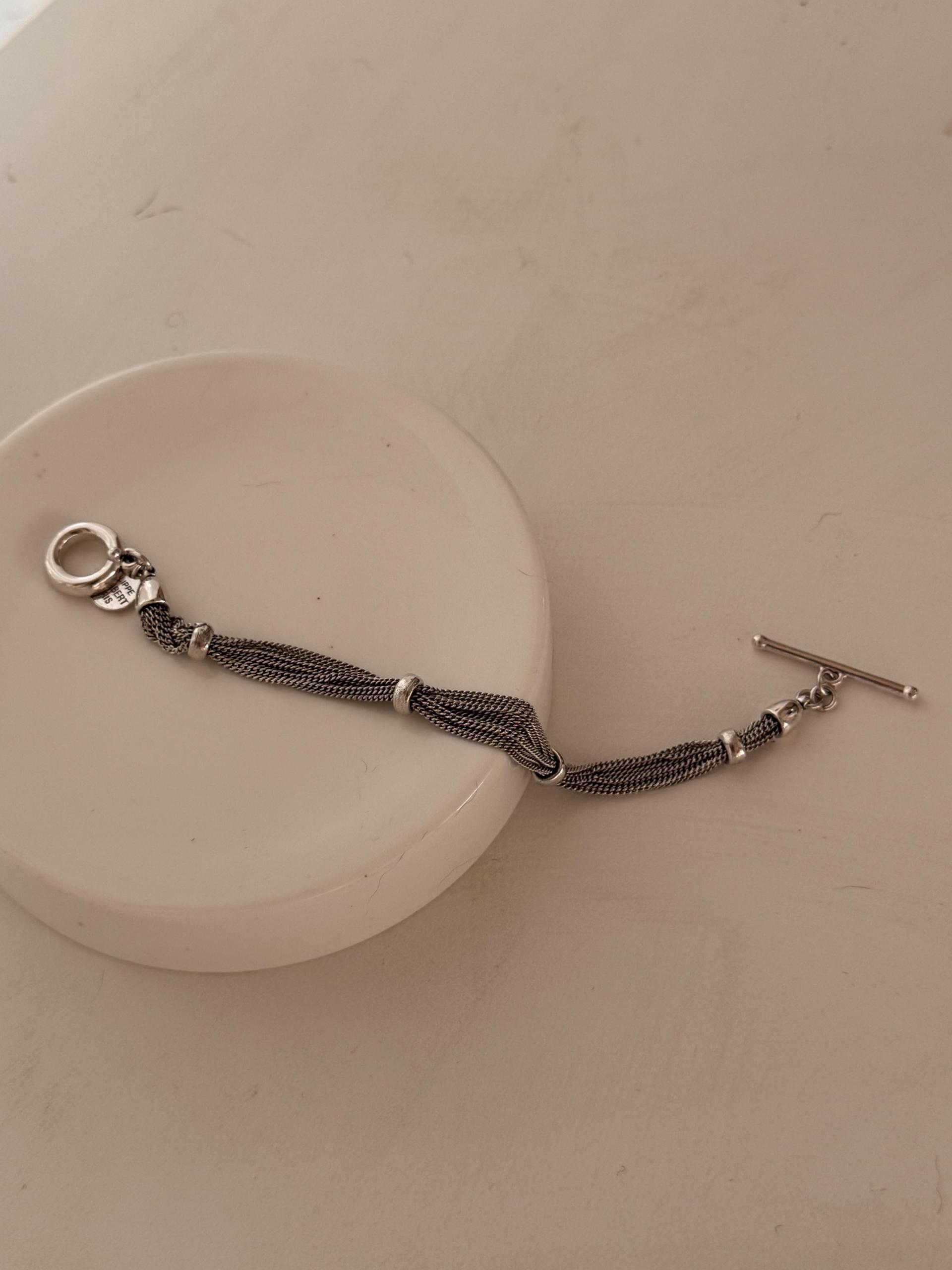<Philippe Audibert 🇫🇷> “Vania “ silver plated bracelet