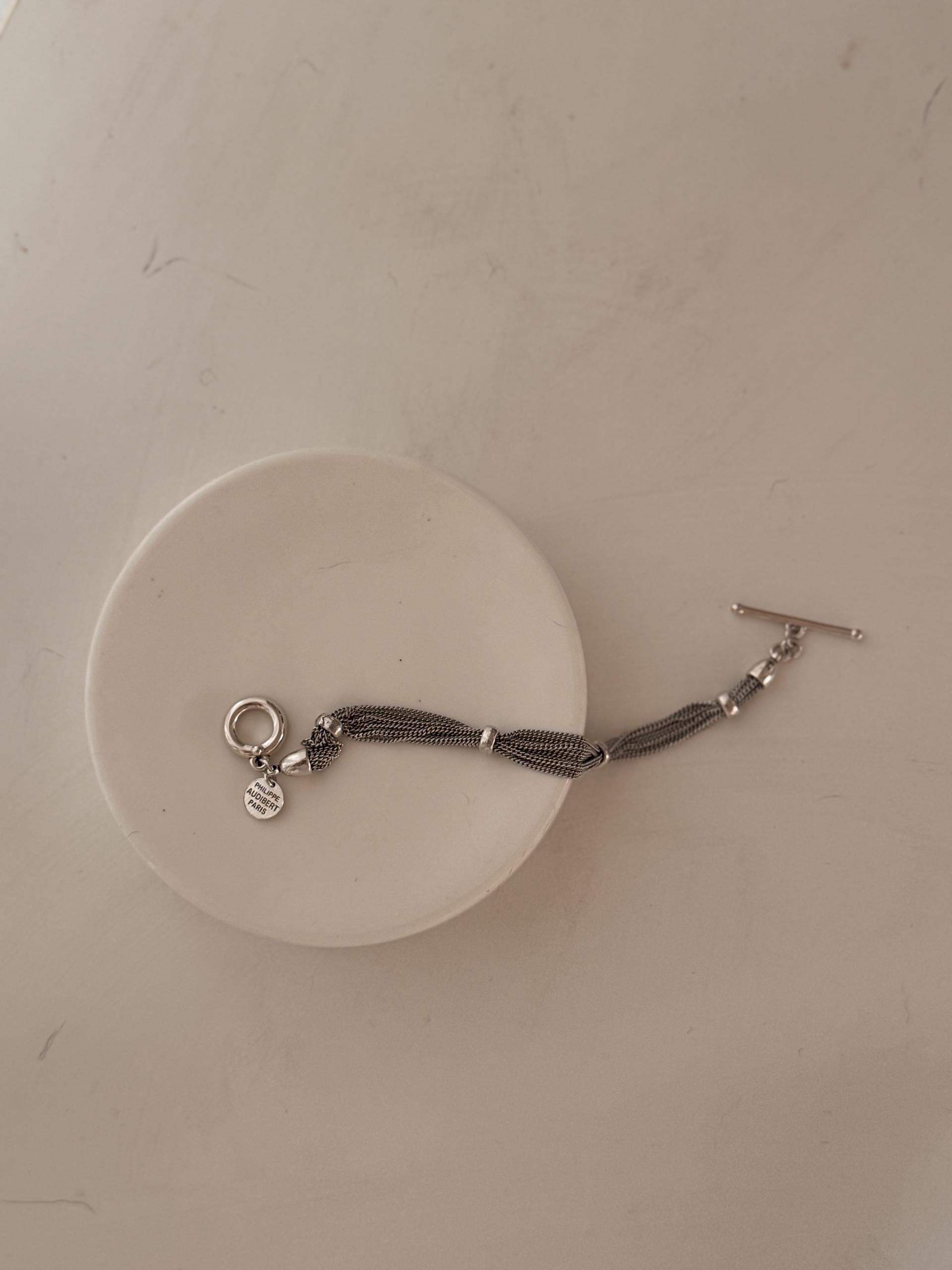 <Philippe Audibert 🇫🇷> “Vania “ silver plated bracelet