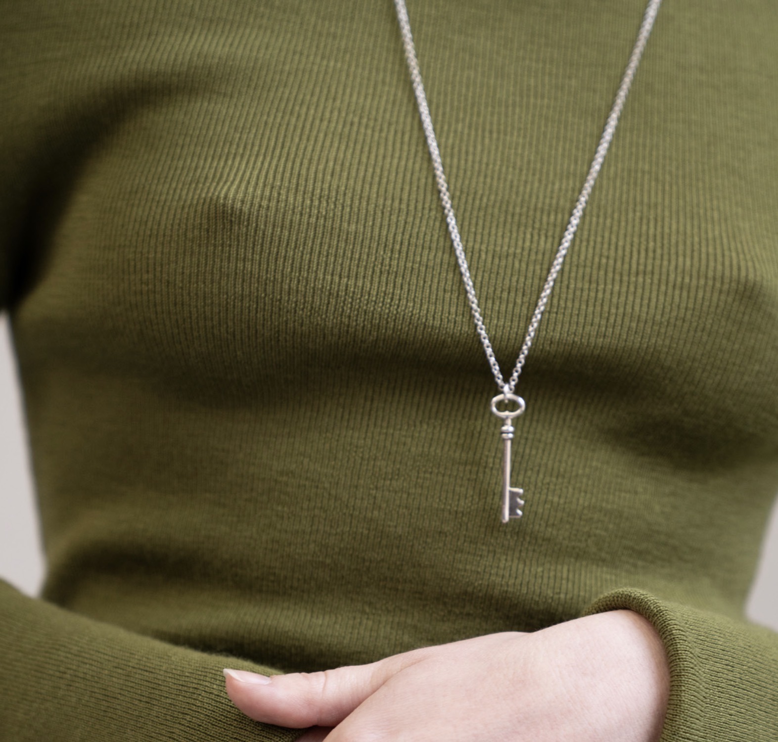<Philippe Audibert 🇫🇷> Key pendent long chain necklace