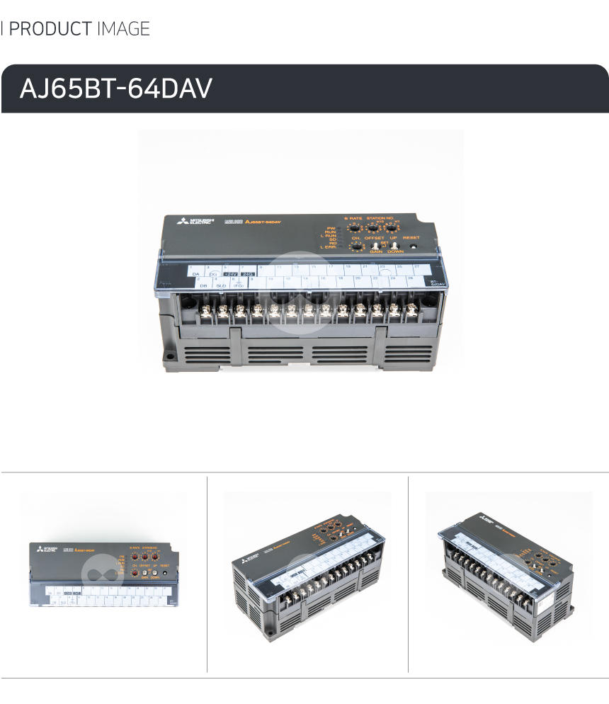 三菱　CC-Linkアナログ－デジタル変換ユニット AJ65SBT-64AD
