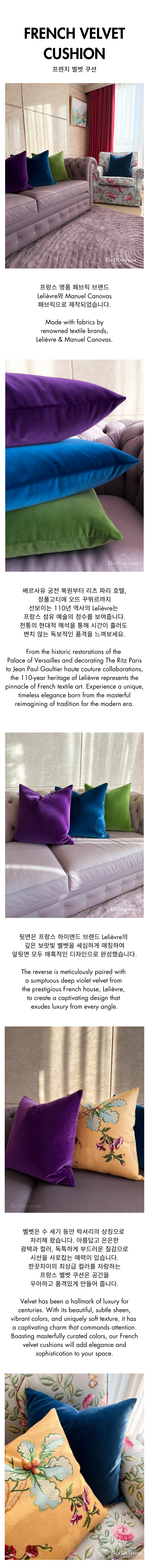 French Velvet Cushion