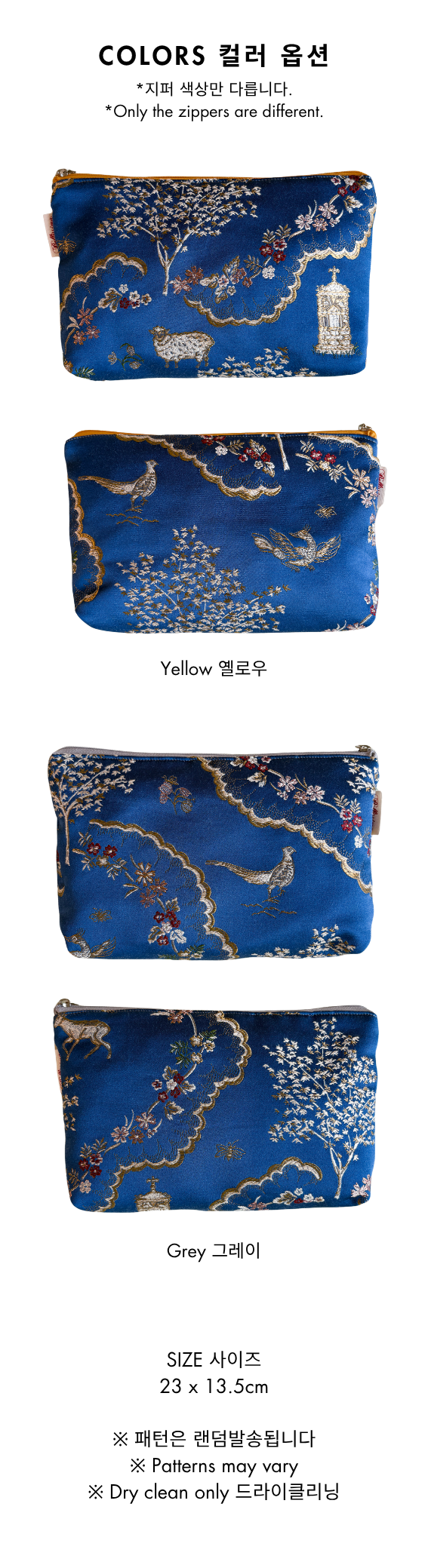 Sapphire Grove Pouch