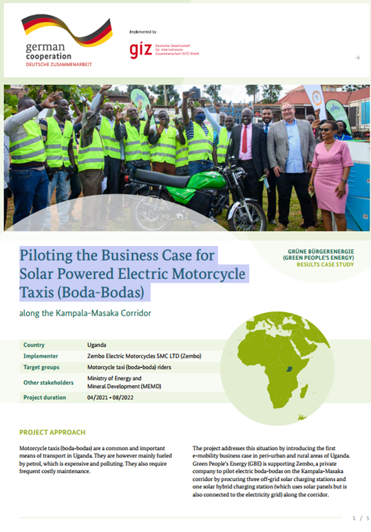 (우간다) Piloting the_Business Case for Boda Bodas GBE Case Study _ GIZ ...